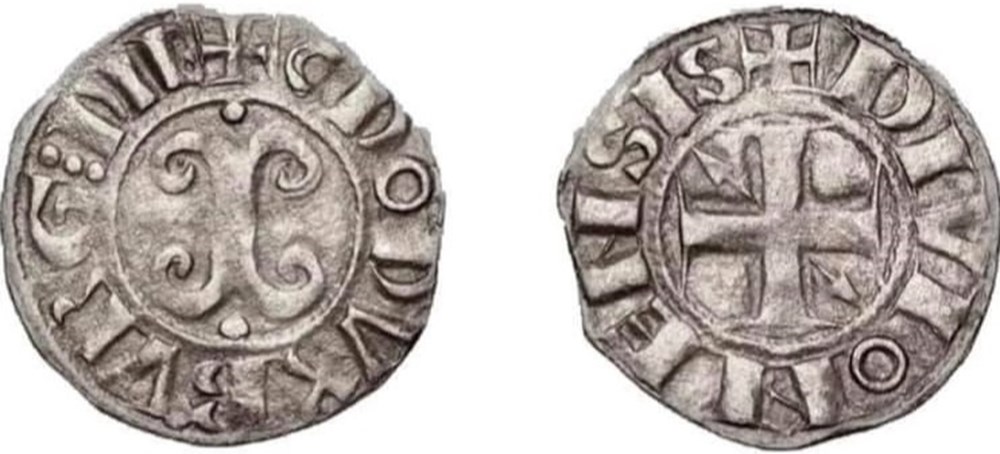 monnaies europe medievale a france feodales eudes ii denier bourgogne dijon