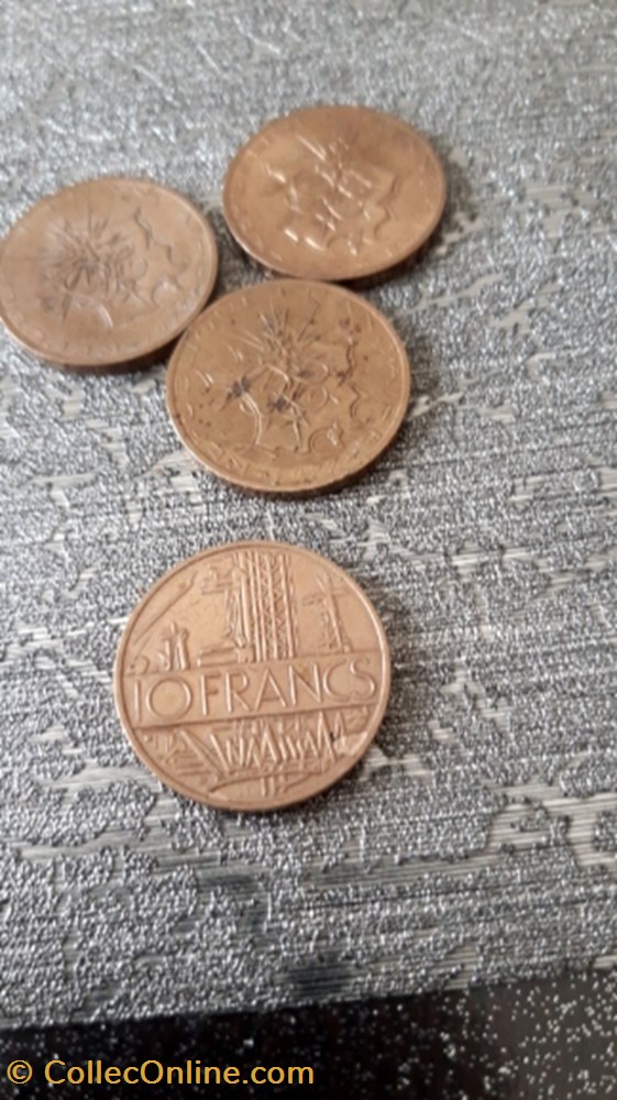 10 francs 1977 mathieu tranche B monnaie 10 francs 1977 mathieu tranche b
