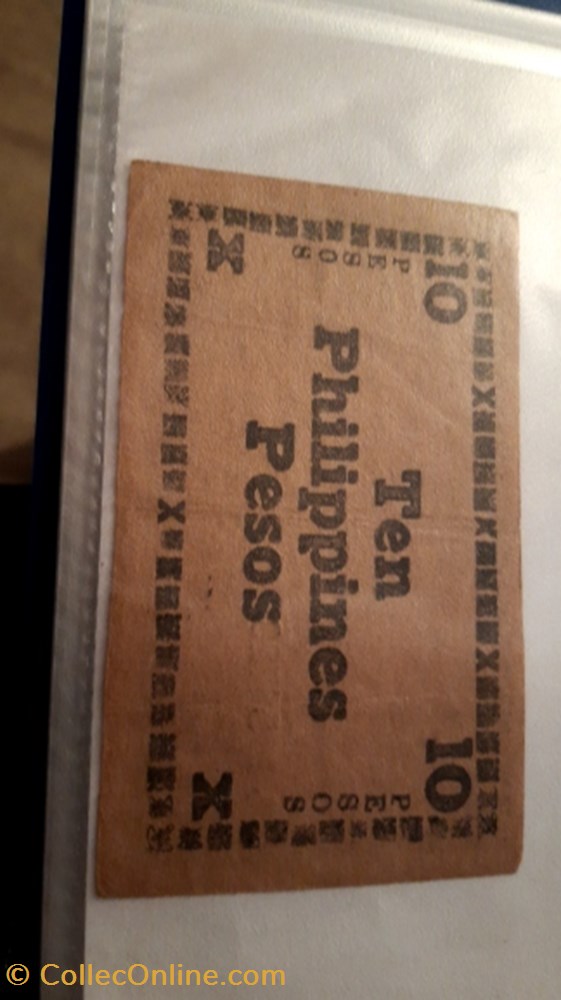 billet 10 pesos 1944 philippines