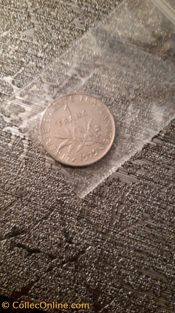 monnaie 1 franc 1972 la semeuse