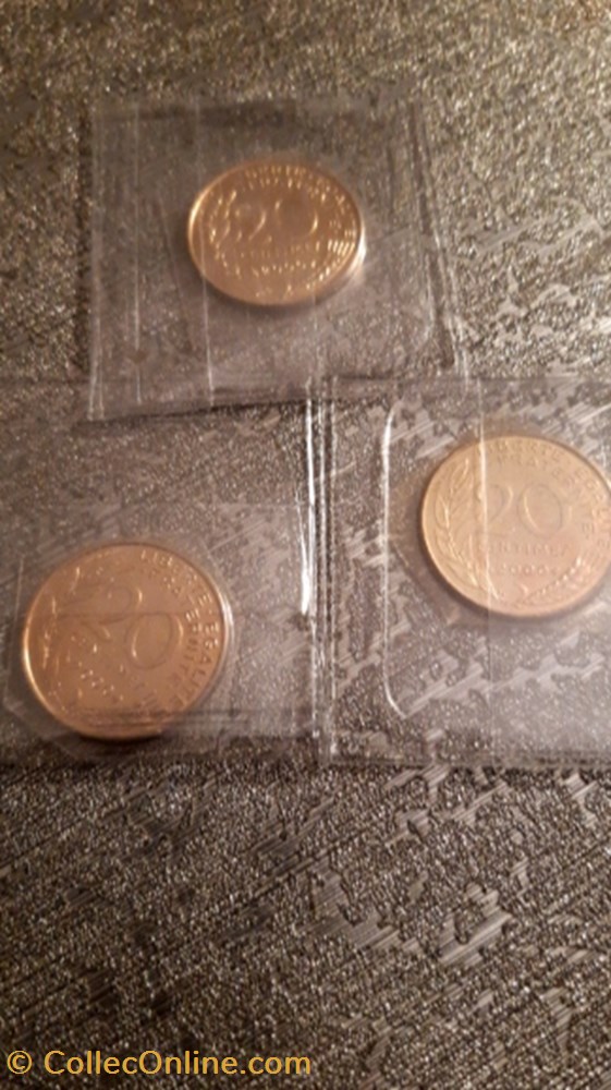 20 centimes 2000 B.U Arianne monnaie 20 centimes 2000 b u arianne