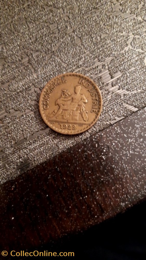 1 franc 1922 Chambre du commerce monnaie 1 franc 1922 chambre du commerce