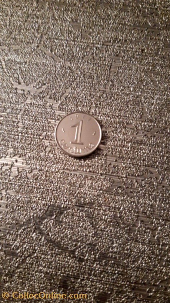 monnaie 1 centimes 1977 epi