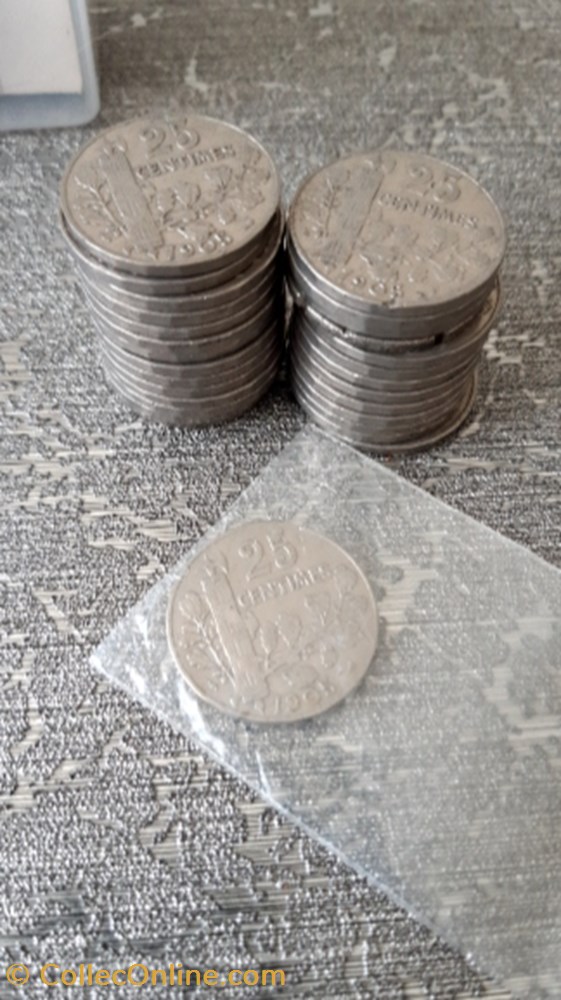 25 centimes 1905 patey 2e type monnaie 25 centimes 1905 patey 2e type