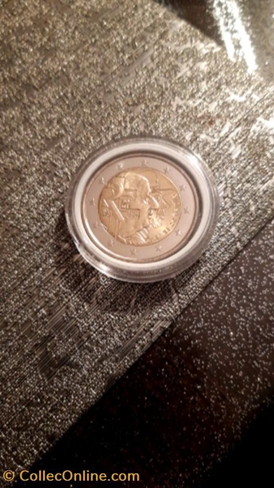 2 euro 2019 50e anniversaire de la mort de Charles de Gaulle France monnaie 2 euro 2019 50e anniversaire de la mort de charles de gaulle france