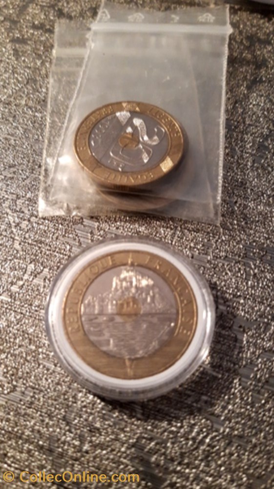 monnaie 20 francs 1993 mont saint michel