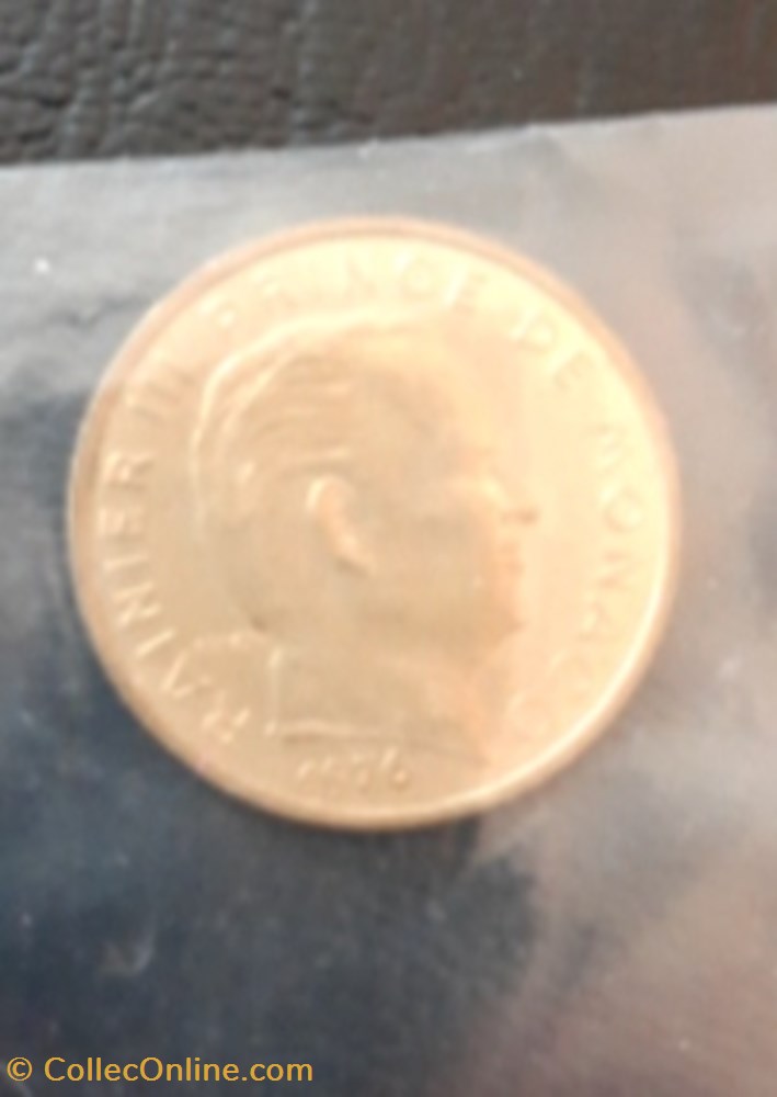 10 centimes 1976 Rainier III Monaco monnaie 10 centimes 1976 rainier iii monaco