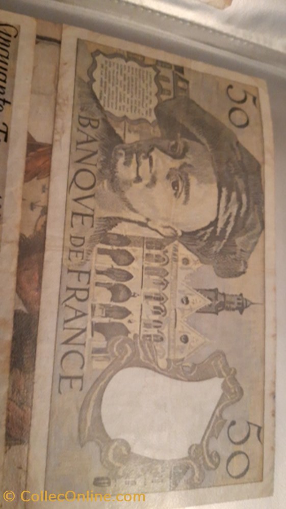 billet 50 francs 1991 quentin de la tour