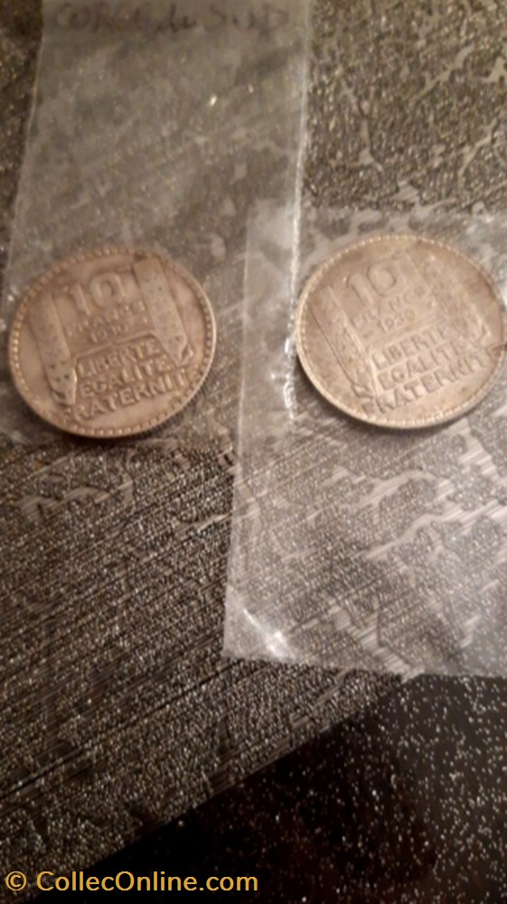 monnaie 10 francs 1930 turin