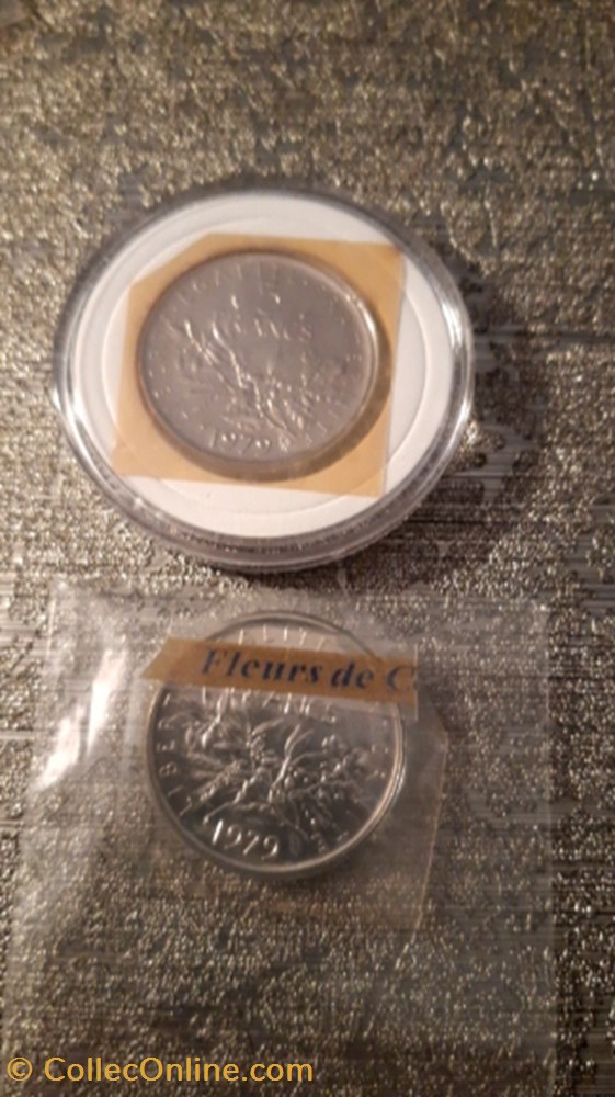 monnaie 5 francs 1979 semeuse fdc et bu