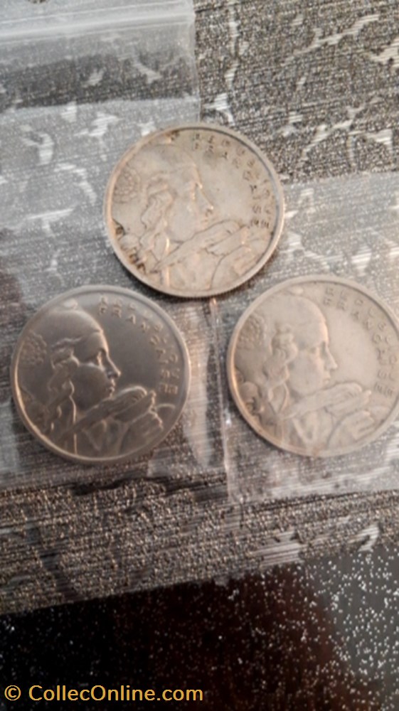100 francs cochet 1955 B monnaie 100 francs cochet 1955 b