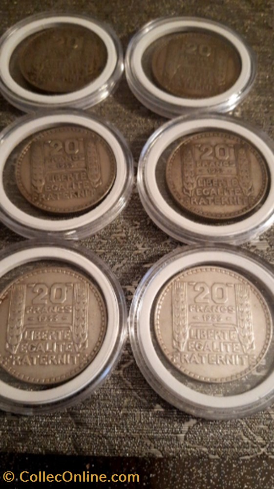 20 francs 1933 Turin Rameaux Longs monnaie 20 francs 1933 turin rameaux longs