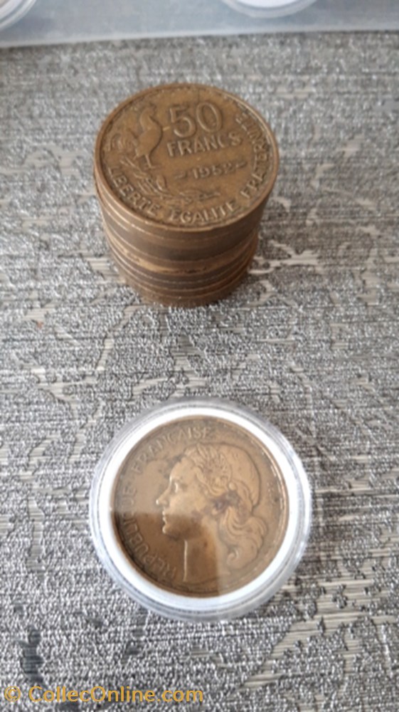 50 francs 1952 guiraud monnaie 50 francs 1952 guiraud