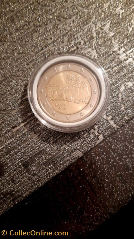 monnaie 2 euro 2016 sites prehistoriques de ggantija malte