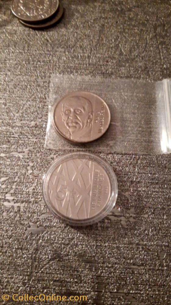 monnaie 5 francs 1992 pierre mendes