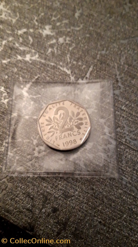 2 francs 1998 semeuse BE monnaie 2 francs 1998 semeuse be