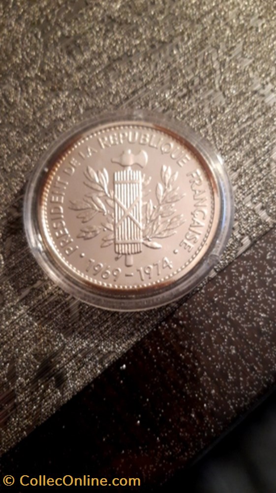 medaille 1994 george pompidou president de la republique francaise