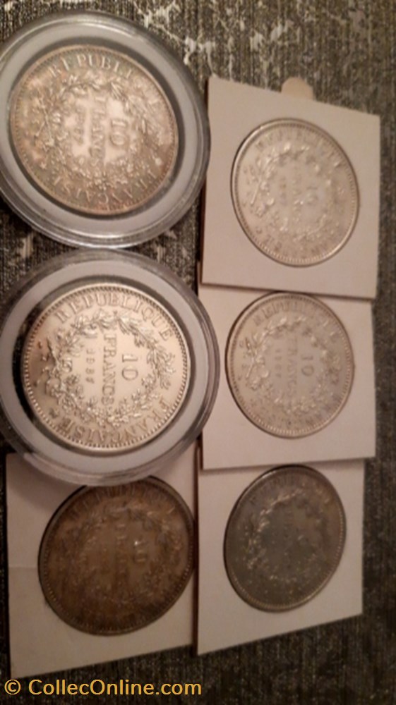 10 francs 1967 Hercule monnaie 10 francs 1967 hercule