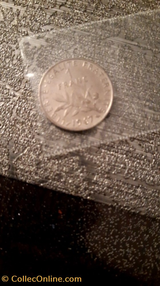 monnaie 1 franc 1967 la semeuse