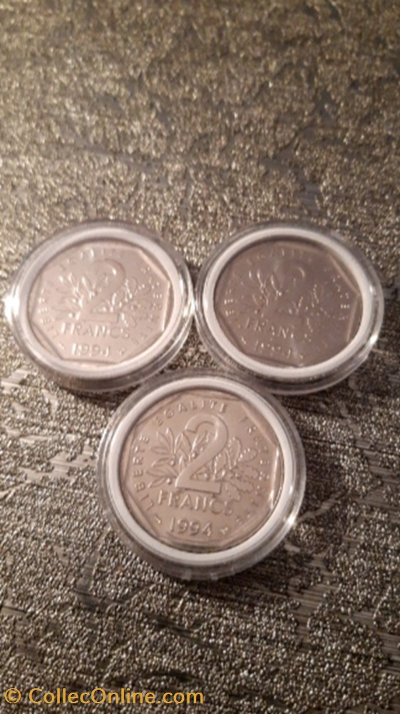 2 francs 1994 semeuse Abeille monnaie 2 francs 1994 semeuse abeille