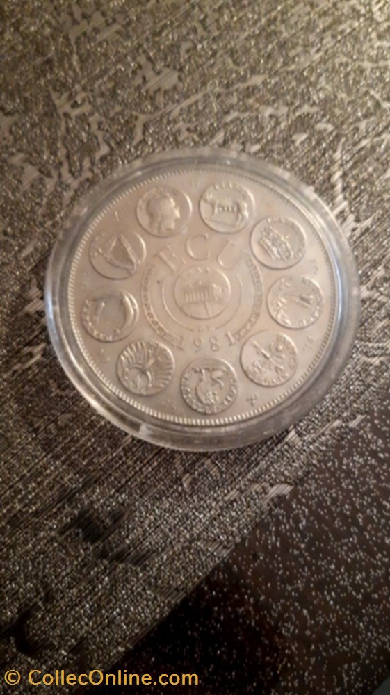 Medaille 1981 ECU EUROPA medaille 1981 ecu europa