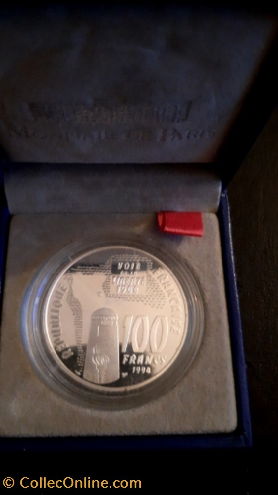 100 francs BE 1994 Sainte mére église monnaie 100 francs be 1994 sainte mere eglise