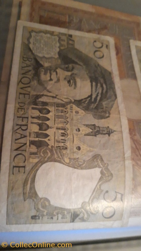 50 francs 1992 quentin de la tour billet 50 francs 1992 quentin de la tour