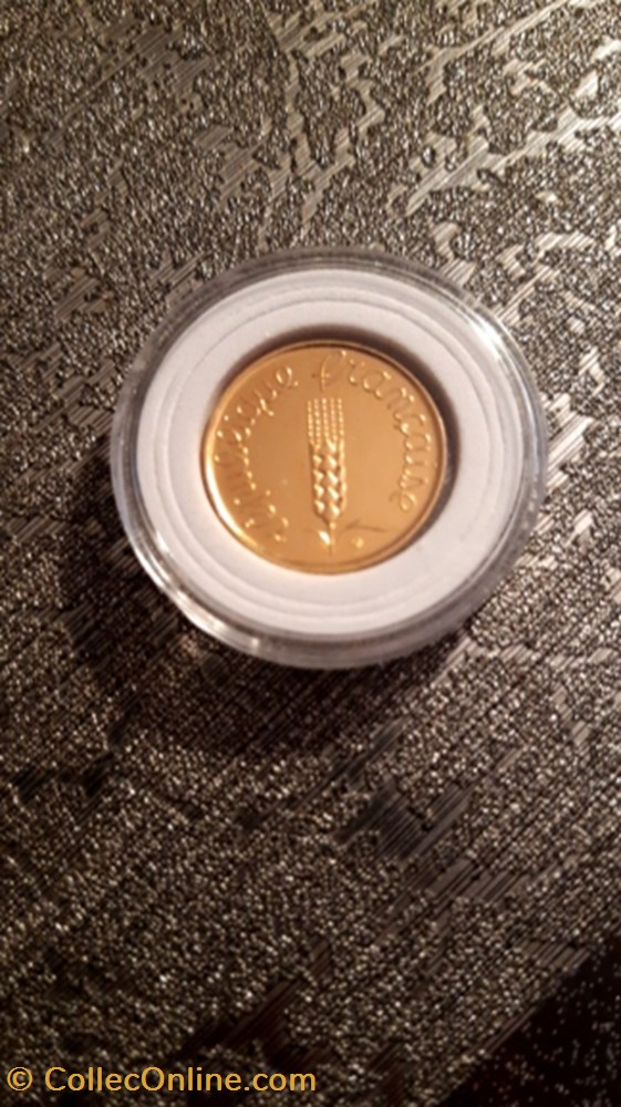 5 centimes 1962 epi dorée monnaie 5 centimes 1962 epi doree