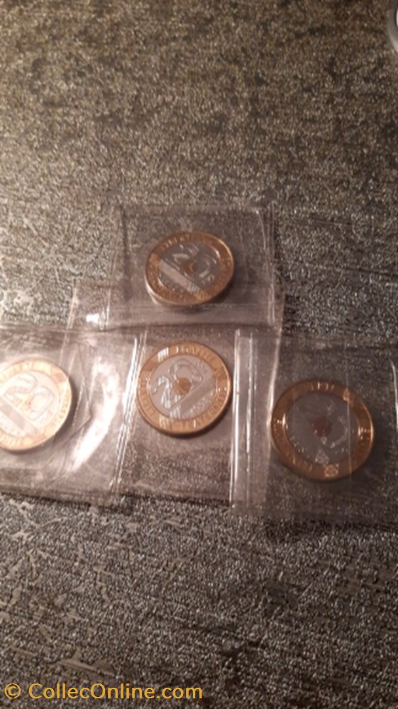 20 francs 1998 Mont saint michel BU monnaie 20 francs 1998 mont saint michel bu