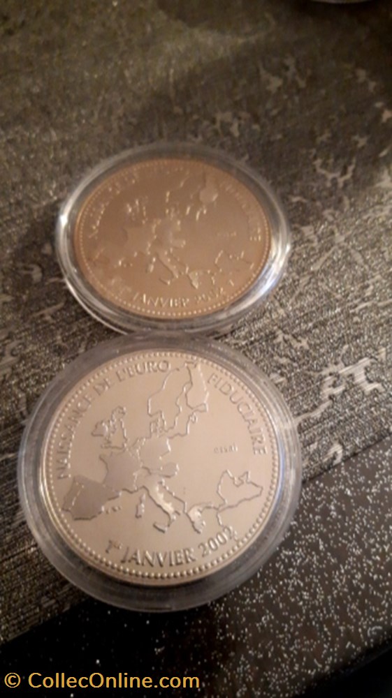 medaille 2002 essai naissance de euro