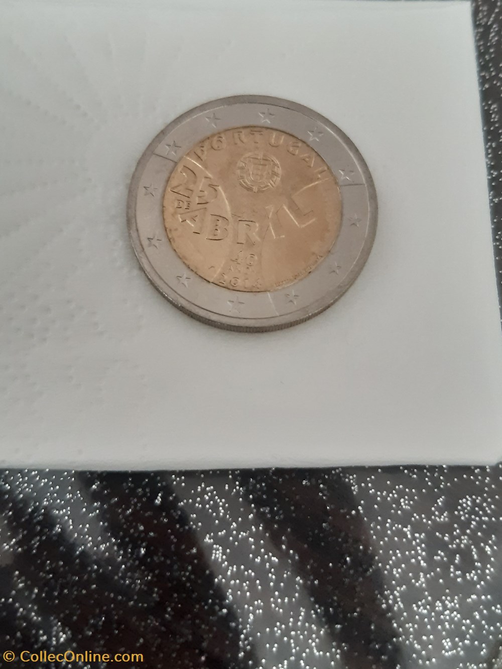 2 euros Portugal 2014 40 ans de la révolution monnaies 2 euros portugal 2014 40 ans de la revolution