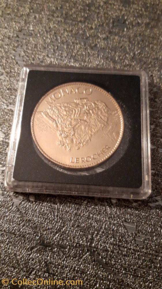 medaille le rocher monaco