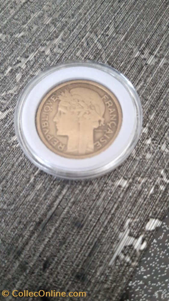 monnaie 1 franc 1933 bronze alu morlon