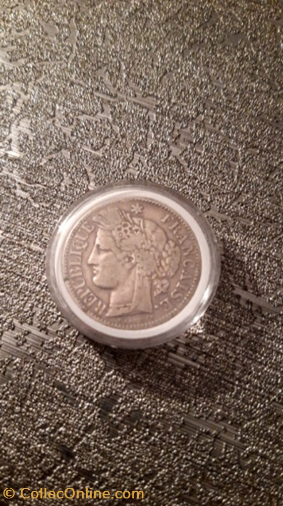 2 francs 1887 Cérès A monnaie 2 francs 1887 ceres a