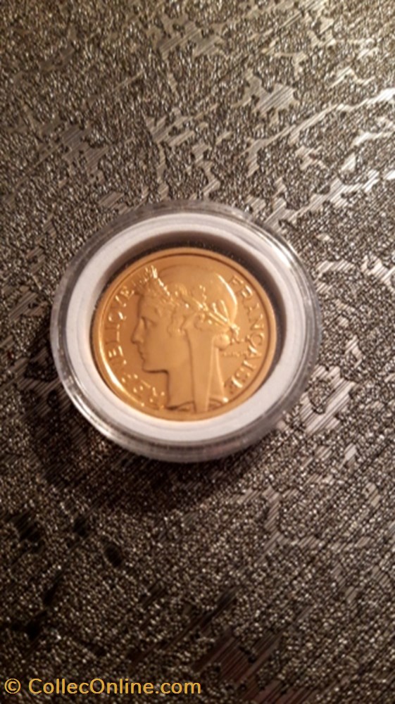 monnaie 1 franc 1941 morlon doree