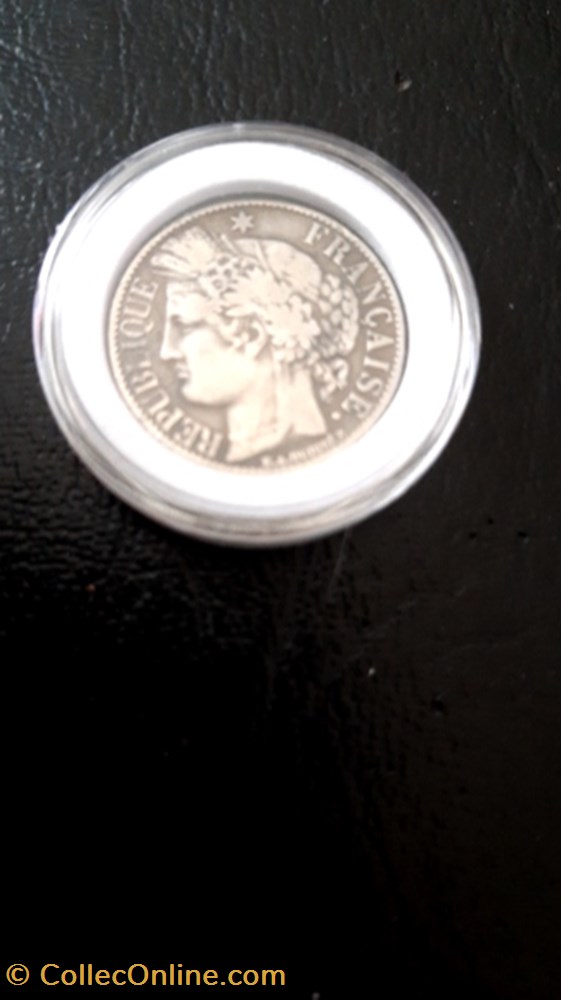 1 francs 1888 A Cérés IIIe république monnaie 1 francs 1888 a ceres iiie republique