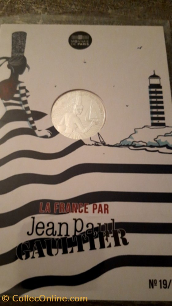 10€ 2017 Jean-Paul Gaultier n°19 monnaie euro 10 2017 jean paul gaultier n 19