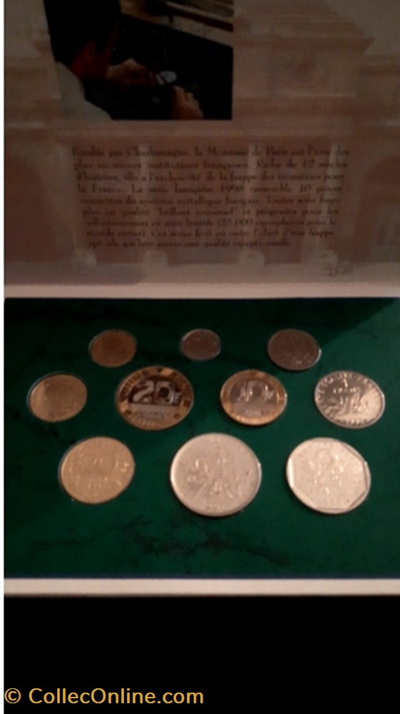 monnaie serie bu 1998