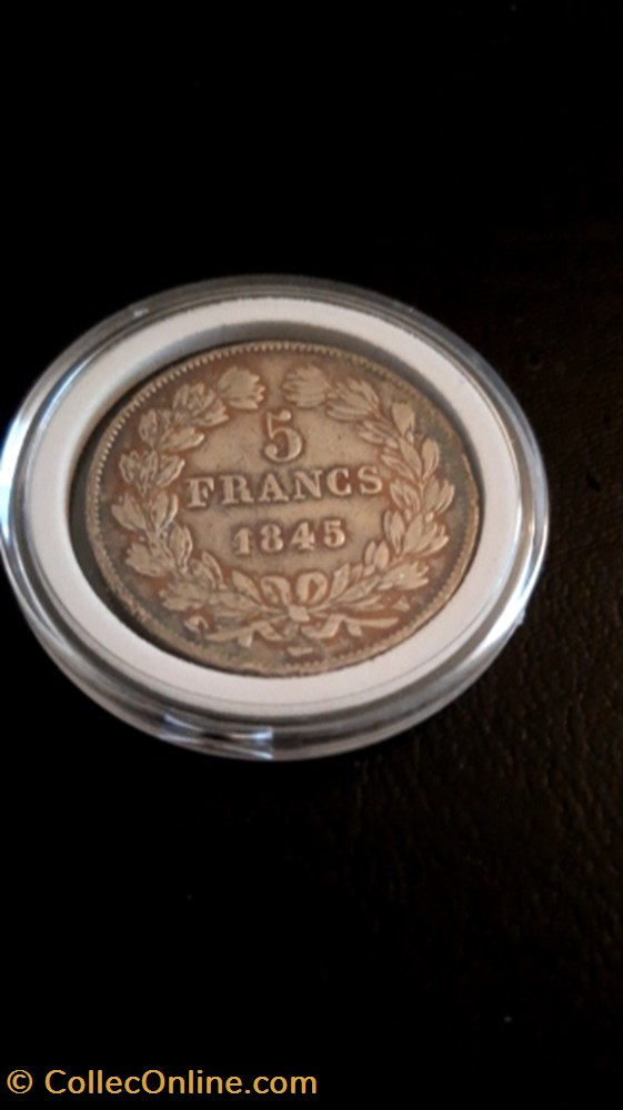 monnaie 5 francs 1845 w iiie type domard