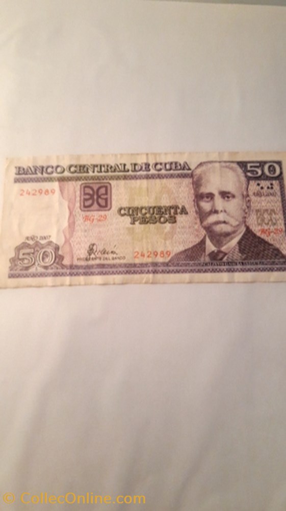 billet 50 pesos 2007 cuba