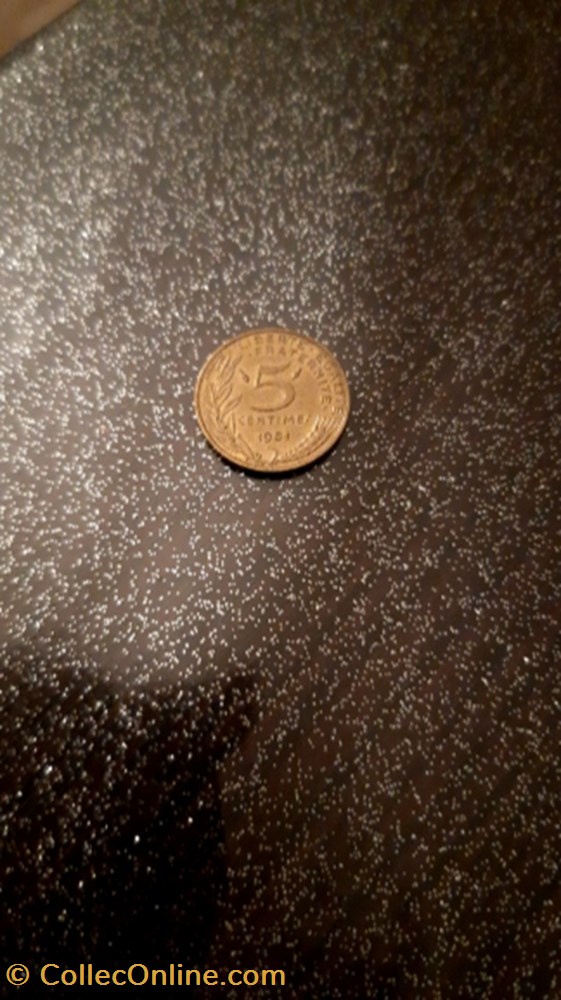 5 centimes 1981 Marianne monnaie 5 centimes 1981 marianne