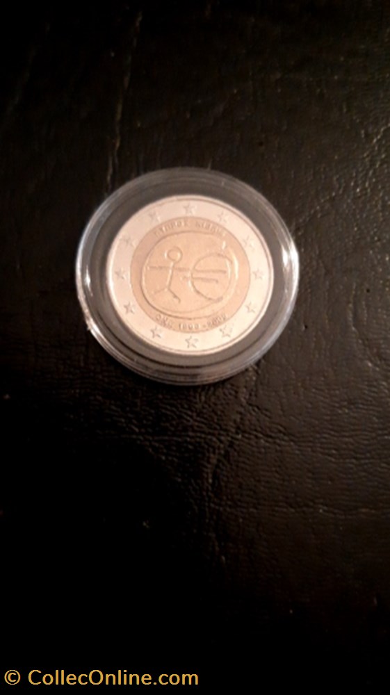 monnaie 2 euros 2009 10 ans e m u chypre