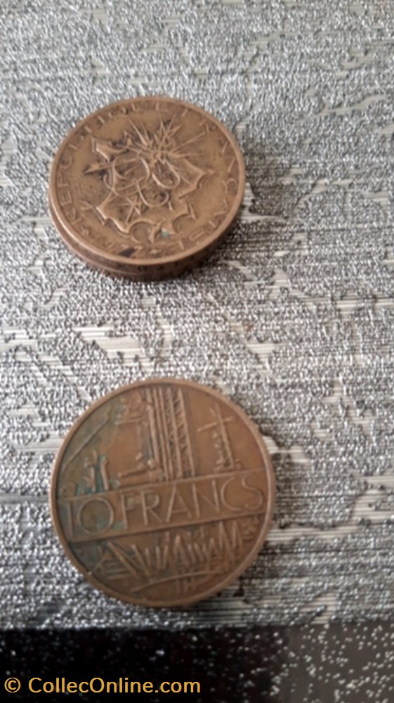 10 francs 1977 mathieu tranche A monnaie 10 francs 1977 mathieu tranche a