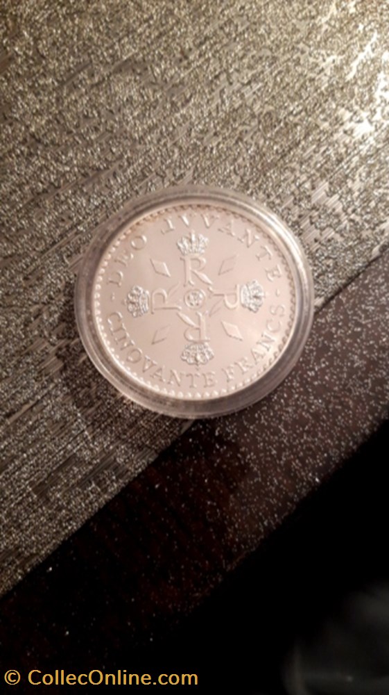50 francs 1974 essai Rainier III Prince de monaco monnaie 50 francs 1974 essai rainier iii prince de monaco
