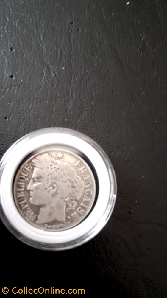 1 francs 1872 K Cérés IIIe république monnaie 1 francs 1872 k ceres iiie republique