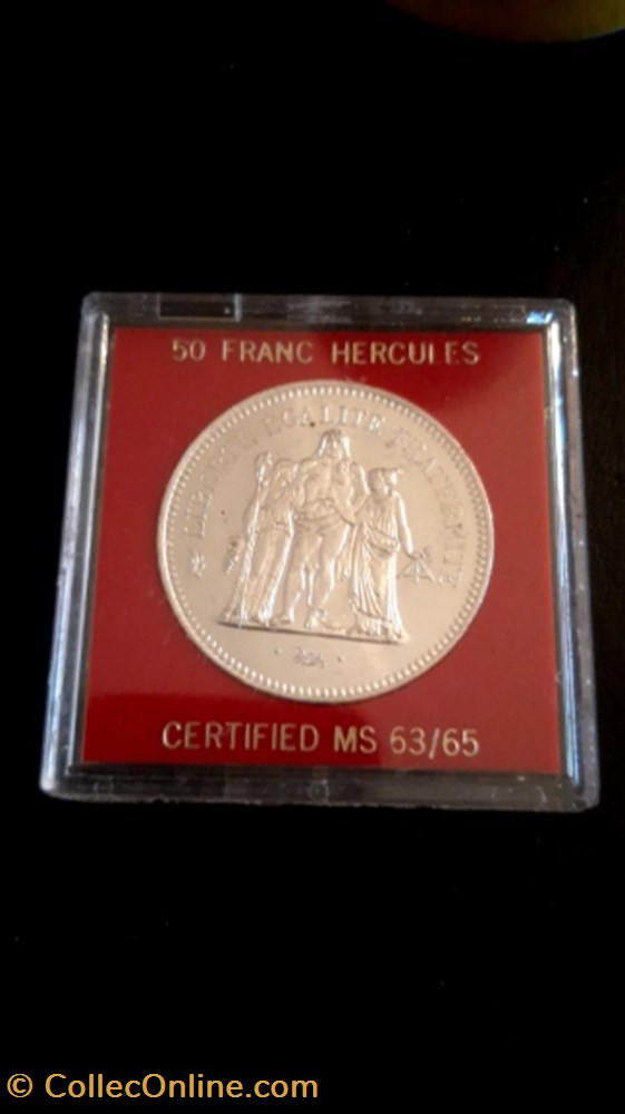 50 francs hercule 1977 monnaie 50 francs hercule 1977