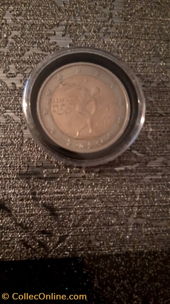 monnaie 2 euros 2004 grece j o athenes