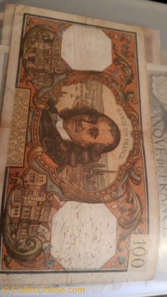 billet 100 francs 1971 corneille