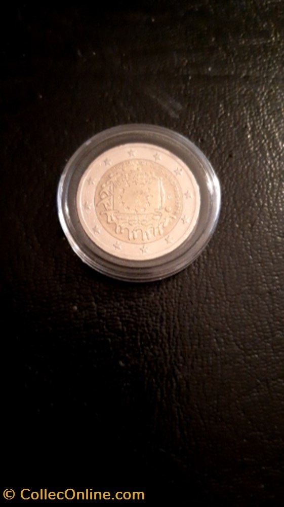 2 euros 2015 30 ans du drapeau européen Allemagne monnaie 2 euros 2015 30 ans du drapeau europeen allemagne
