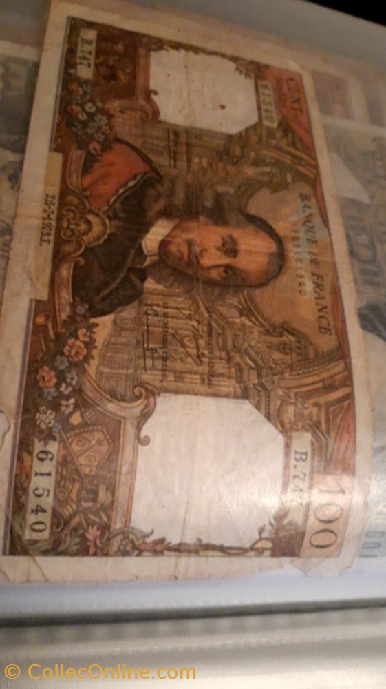 billet 100 francs 1973 corneille